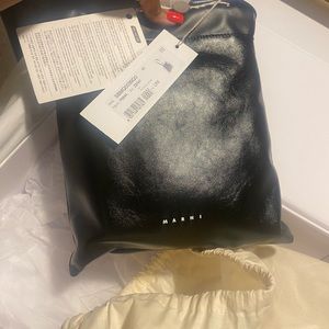 MARNI SBMQ0039Q0 MUSEO SOFT BAG Navy/Black